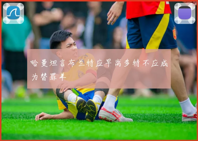 哈曼坦言布兰特应早离多特不应成为替罪羊